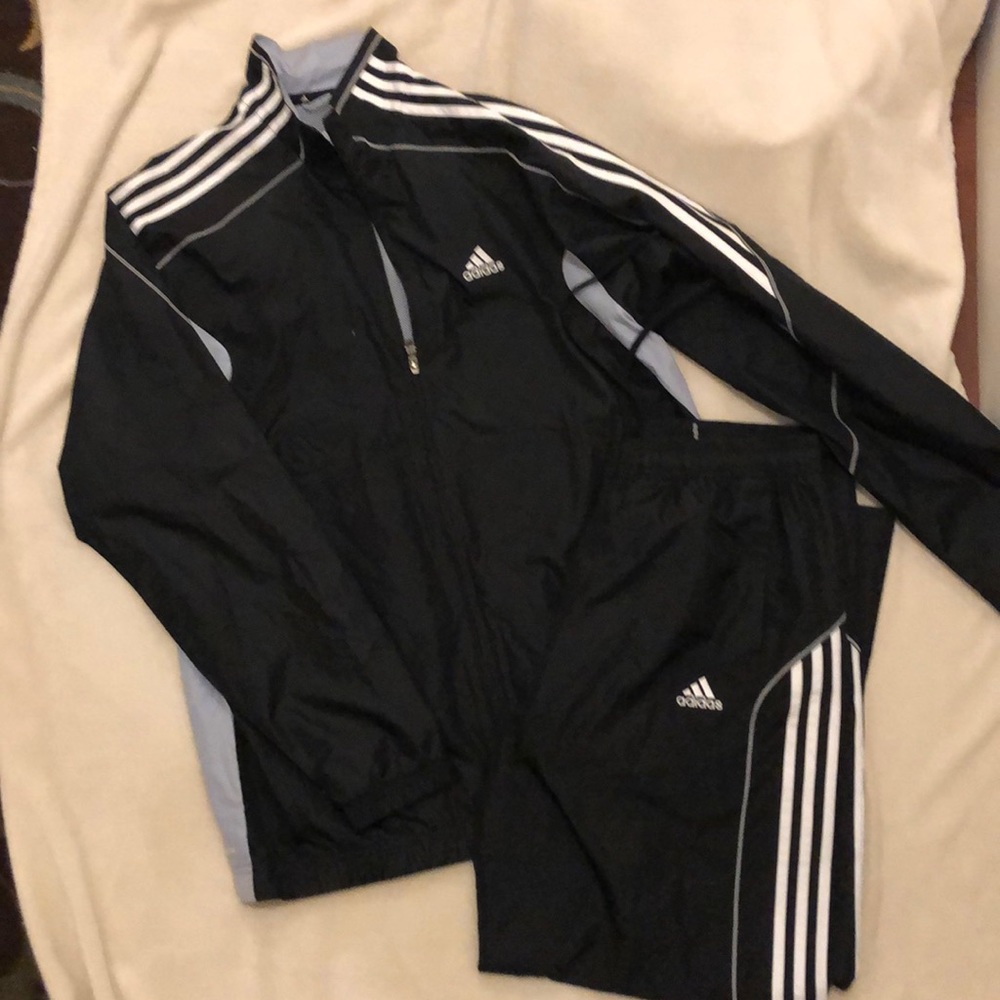 Men’s Adidas Windbreaker Jacket and Pant Set